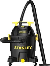 STANLEY 10 Gallon Wet Dry Vacuum, 6 Peak HP Poly Built-in Drain Shop Vac... - £87.60 GBP
