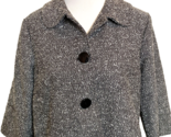 Elementz Women&#39;s Short Tweed Jacket Black/White Large - £18.97 GBP