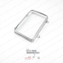 New Genuine Toyota 1987-1994 Headlamp Retainer Ring 81111-20360 - $34.27
