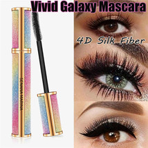 2 Pack 4D Mascara Silk Fiber waterproof Vivid Galaxy Lashes Thick Long eyelashes - £6.92 GBP