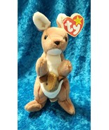 Ty Beanie Babies, POUCH THE KANGAROO - Style 4161, New (Date of Birth 11... - $94.99 MXN