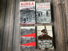 Lot of 4 Korean War Books-The Last Parallel, MacArthur in Korea,Heartbreak Ridge - £11.10 GBP