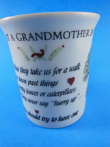 Grandmother Mug Original Red Plate Co 1985 What A Grandmother Is Vintage... - £10.08 GBP
