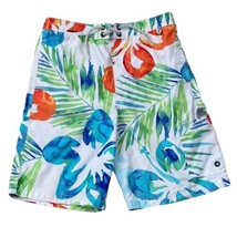 Boys GAP Swimsuits Size 10 Large Swim Trunks Tropical Print G-86 Surf Mesh Lined - £11.66 GBP