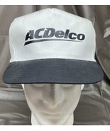 Vintage AC Delco Hat Cap White &amp; Black Snapback - £9.58 GBP