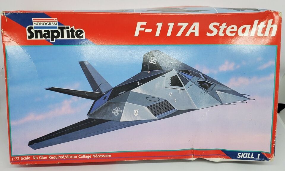 MONOGRAM F-117A STEALTH MODEL KIT 1:72 SCALE - $14.99