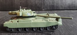BRITISH CHIEFTAN  TANK VINTAGE DIECAST #3104 GREEN TYPE 61 WITH TREADS 3.5&quot; - $11.79
