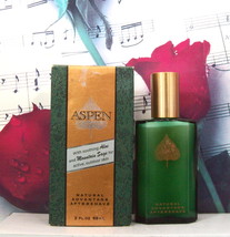 Coty Aspen With Mountain Aloe &amp; Mountain Sage For Active Outdoor Skin 2.0 OZ. - £53.75 GBP