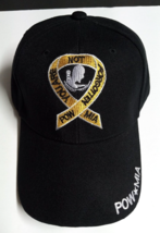 POW MIA You Are Not Forgotten Yellow Ribbon Embroidered Logo Military Hat Cap - £6.40 GBP