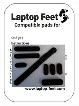 Laptop Feet for Acer Aspire 6530ZK3/6930G/6930z Comp Kit (8pcs Self Adh ... - $11.91