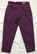 Vintage 90s Levi 560 Loose Jeans 38x30 Made in USA Purple Baggy Y2K 1990s - £30.48 GBP