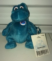 Vintage 1997 Planet Hollywood Exclusive Beanie Dino BUBBA 6&quot; Plush Toy Rare - £11.30 GBP