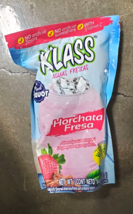 2 Pack Klass Horchata Fresa No Artificial Flavors Drink Mix 14.1 Oz Each - £13.45 GBP