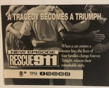 Rescue 911 Tv Print Ad Vintage William Shatner TPA4 - £4.72 GBP