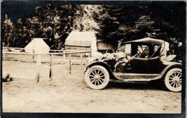 RPPC Antique Automobile Several Dead Deer on Hood Real Photo c1920 Postcard U19 - £24.13 GBP