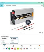 ECO-WORTHY Inverter Charger 3000W Pure Sine Wave Inverter 12V/120V for O... - $6,578.47 MXN