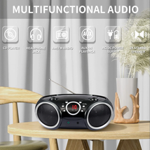 MP3 Home CD Player Stereo Portable Boombox With Radio Am/fm System Audio... - $56.58+