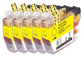 5P Yellow Printer Xl Ink Fits Brother Lc3013 Mfc-J491Dw Mfc-J497Dw Mfc-J... - £26.74 GBP