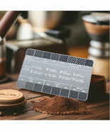 Coffee Powder Grinding Thickness Reference Comparison Card Grinder Grinding - $23.23 CAD
