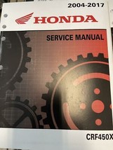 2004 2007 2009 2010 2014 2015 2016 2017 Honda CRF450X Service Repair Manual - £103.86 GBP