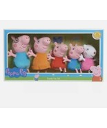 Peppa Pig Boxed Family Fun Plus Stuffed Doll Set of 5 Mummy Daddy George... - £20.38 GBP