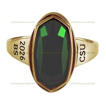 Women&#39;s Grace Essence Class Ring Yellow Gold Alloy Personalized Graduation Gift - £95.07 GBP