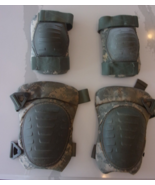ELBOW &amp; KNEE PAD SET USGI U.S. ARMY MILITARY ACU DIGITAL PRE-OWNED CIF I... - $527.52 MXN