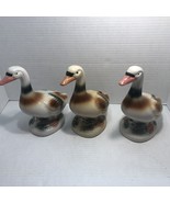 3 Vintage Porcelain Ceramic Geese Figurines~ Made in Brazil ~ 7.25” Tall - $1,000.77 MXN