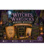 Witches and Warlocks, murder mystery dinner party game. Instant Download... - $16.95