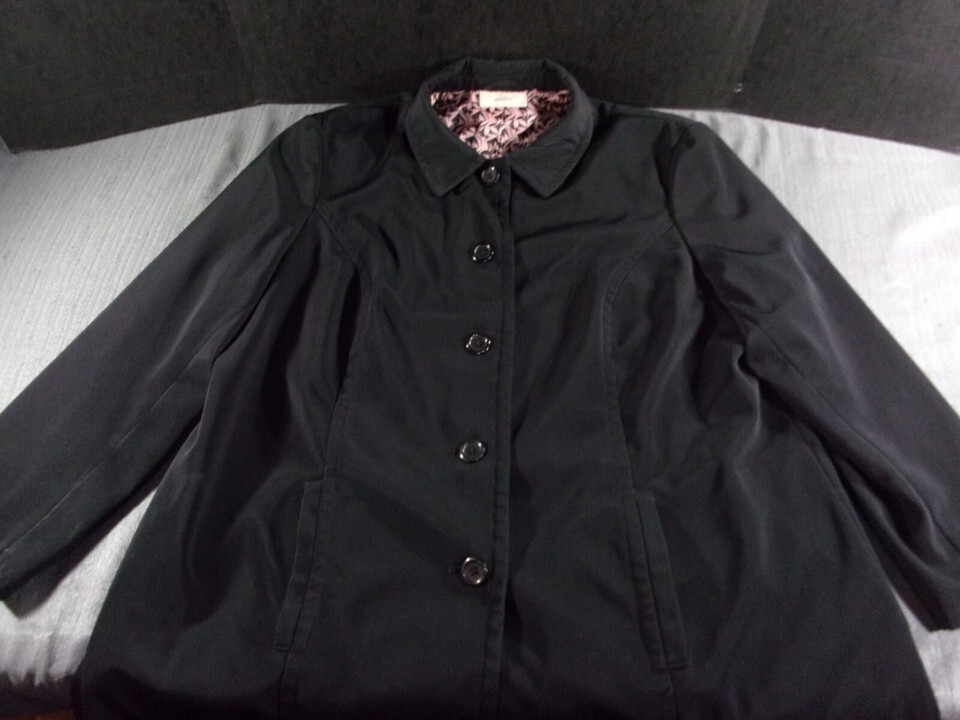 MERONA UNIQUE ARTISTIC DESIGN BLACK &amp; PINK DESIGN WINTER COLD WEATHER CO... - $31.87