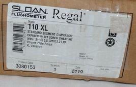 Sloan Regal Flushometer 110 XL Standard Segment Diaphragm Sweat Kit image 10