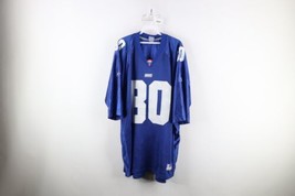 Vintage Reebok Mens 2XL Jeremy Shockey New York Giants Football Jersey Blue #80 - £54.59 GBP