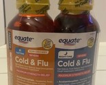 equate Cold and Flu Day and Night Maximum Strength Relief Syrup 12 oz Each - $21.97