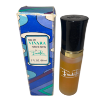 Vintage Emilio Pucci Eau de Vivara Natural Spray 2 Oz  60 ML Rare New Ol... - $74.99