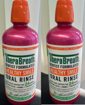 2x TheraBreath Dentist Formulated 24-Hour Oral Rins Sparkle Mint,33.8oz ... - $27.71