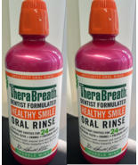 2x TheraBreath Dentist Formulated 24-Hour Oral Rins Sparkle Mint,33.8oz ... - $516.95 MXN