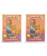 1987 Garbage Pail Kids Cards Series 10 410a Scratching Pole / 410b Clawe... - €4,33 EUR