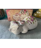 Avon &quot;Pampered Piglet&quot; Ceramic Pomander New Unused Rare Vintage Pig - $6.64