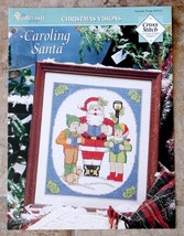 Cross Stitch Pattern CAROLING SANTA Needlecraft Christmas Visions - $6.00