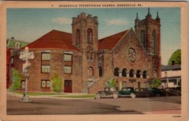 Brookville Pennsylvania Presbyterian Church Postcard Y19 - $8.95