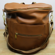 New Fawn Design The Original Diaper Bag Backpack Brown - £42.43 GBP