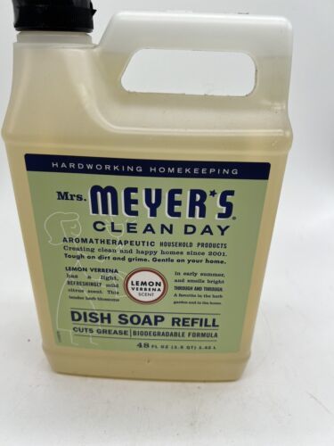 Mrs. Meyer&#39;S Liquid Dish  Soap Refill - Lemon Verbena - 48oz Jumbo - $7.59