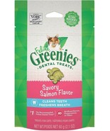 Greenies Feline Natural Dental Tempting Salmon Flavor For Cat or Kitten ... - £9.92 GBP