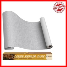 Versatile Self-Adhesive Linen Fabric Patches 16x90in for All Furniture N... - $38.60