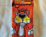 Cheetos Men&#39;s Novelty Ankle Socks Orange White 2 Pair Shoe Size 6-12 NEW - $11.64