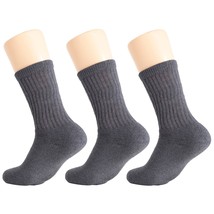 AWS/American Made Cotton Crew Athletic Socks for Women Smooth Toe Seam Socks 3 P - £6.90 GBP+