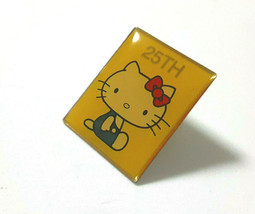 Hello Kitty 25th Premium Pin Badge Old SANRIO Vintage 1999&#39; - $22.09