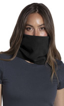 Victoria&#39;s Secret PINK Women&#39;s Cozy Polar Fleece Neck Warmer Scarf Gaiter Black - £9.49 GBP