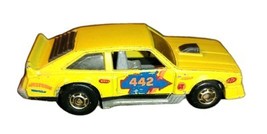 1978 Hot Wheels Hot Ones Yellow Flat Out 442 w/ Gold Hubs Oldsmobile Hon... - $24.40