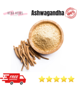 Organic Ashwagandha Root Powder Natural Adaptogen Stress Relief عشبة الا... - $25.73 CAD+
